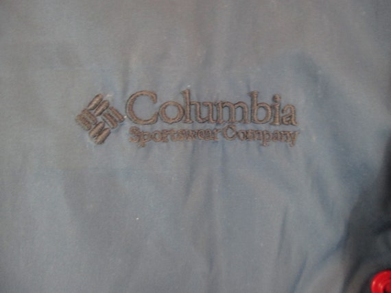 Vintage Columbia Sportswear Omni Tech Blue Shell Mesh Lined Etsy