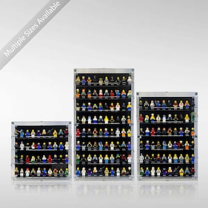 Wall Mounted Display Case for LEGO® Minifigures
