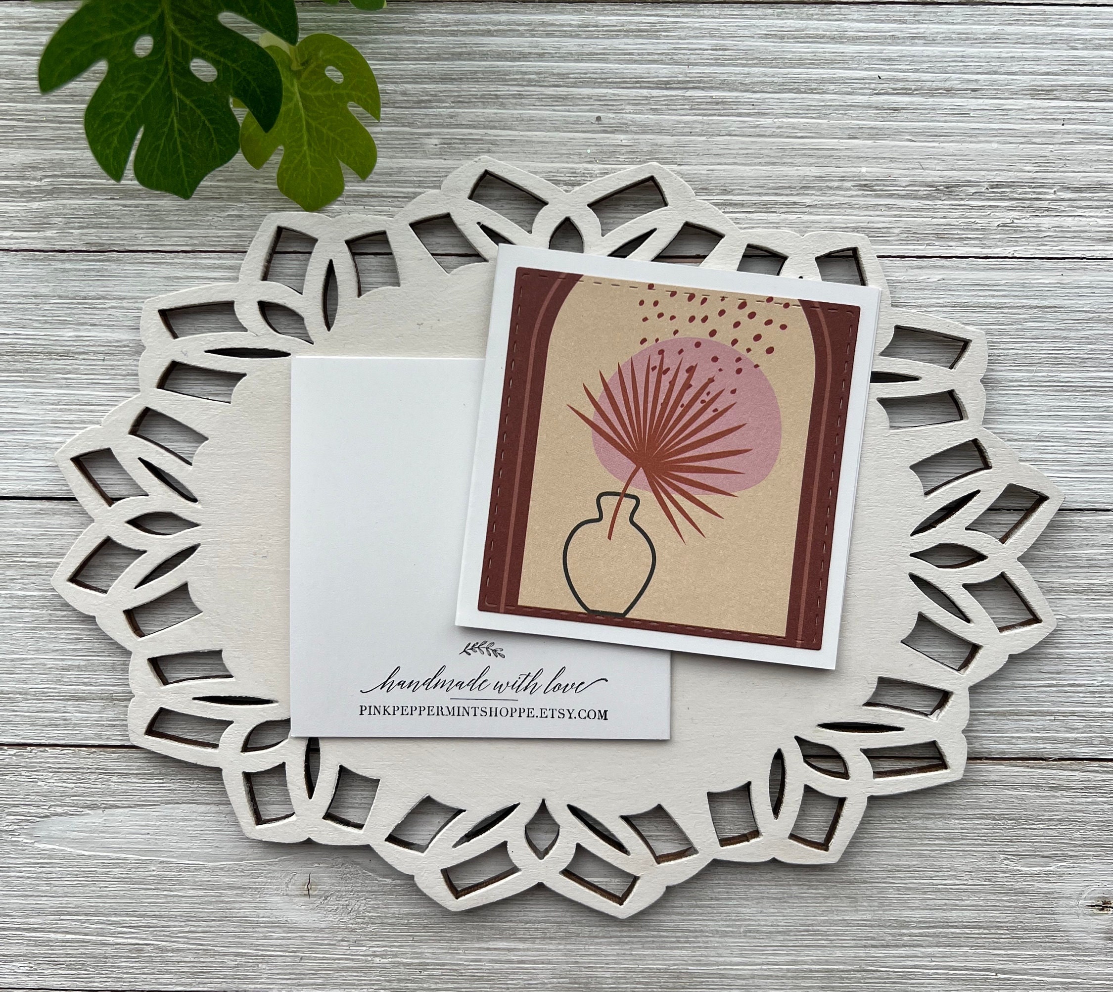 Assorted - Set of 12 Mini Note Cards ~ 3x3 Blank Cards With or W/O ...