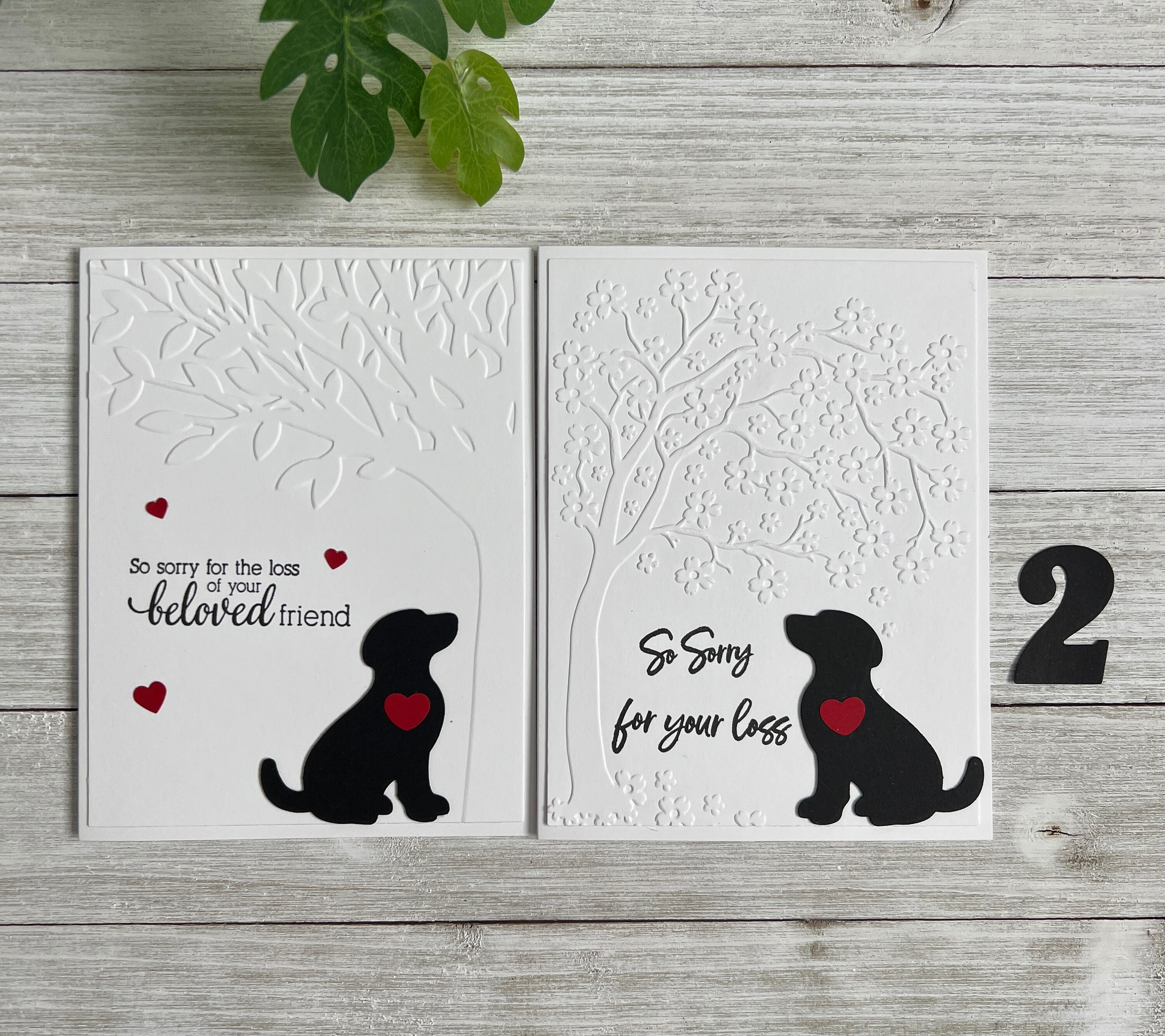 Handmade Note Card ~ Cat ~ Dog ~ Pet Sympathy ~ Thinking of You ~ Blank ...