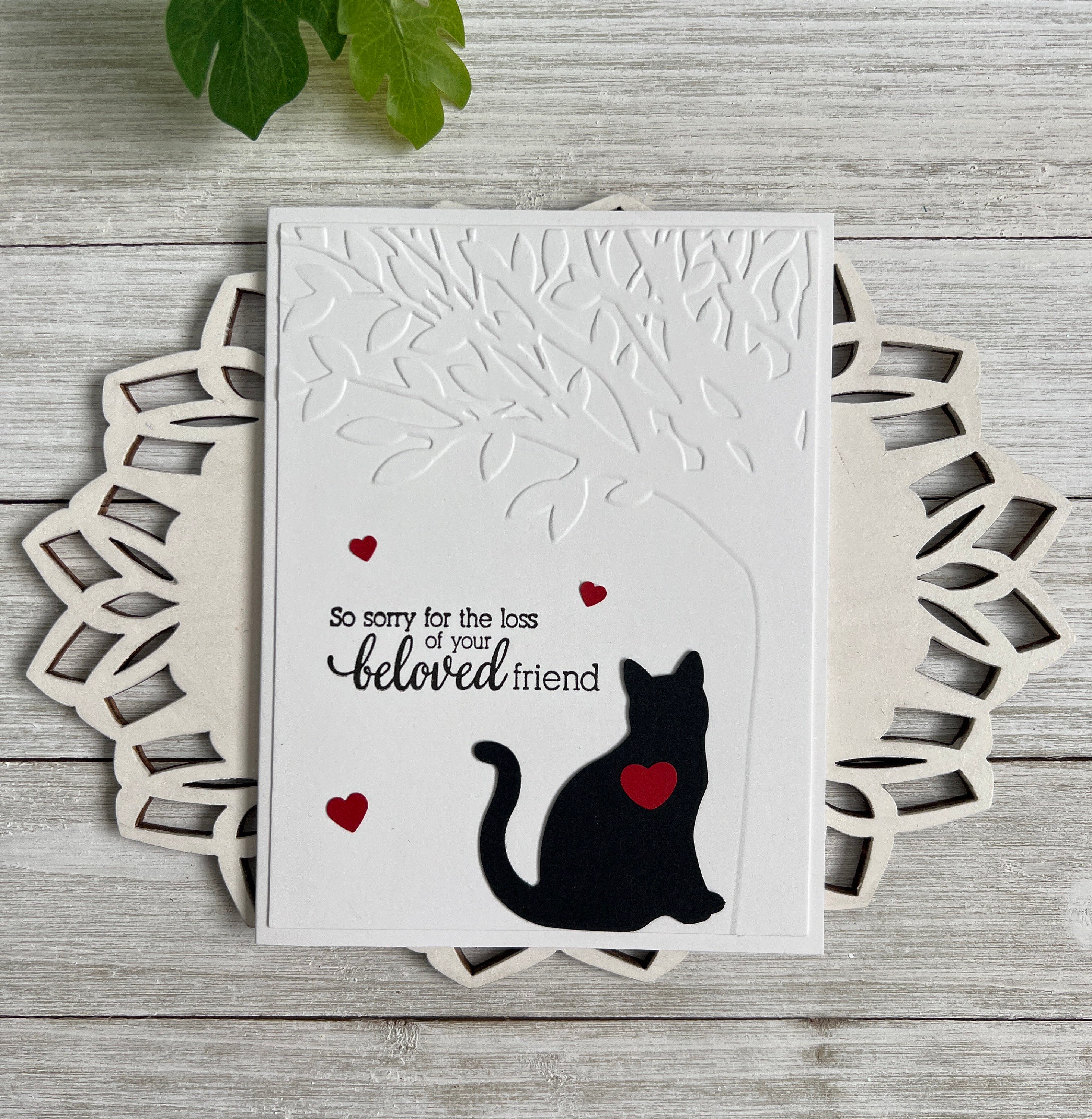 Handmade Note Card ~ Cat ~ Dog ~ Pet Sympathy ~ Thinking of You ~ Blank ...