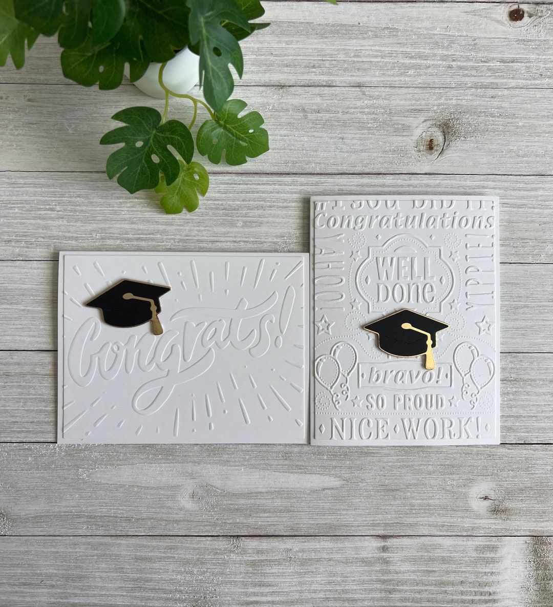 Handmade Note Card ~ Graduation ~ Congratulations ~ Well Done ~ Blank ...