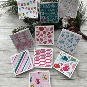 Set of 10 Mini Note Cards ~ 3x3 Blank Cards With Envelopes ~ Lunch Box ...