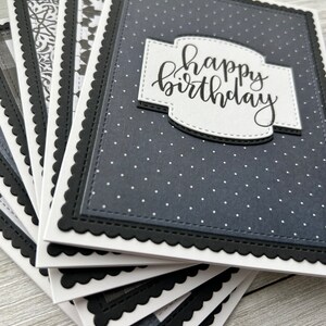 Set of 6 ~ Assorted Note Cards ~ Thank You ~ Birthday ~ Thinking of You ...