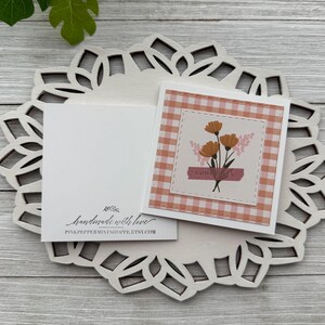 Set of 10 Mini Note Cards ~ 3x3 Blank Cards With Envelopes ~ Lunch Box ...