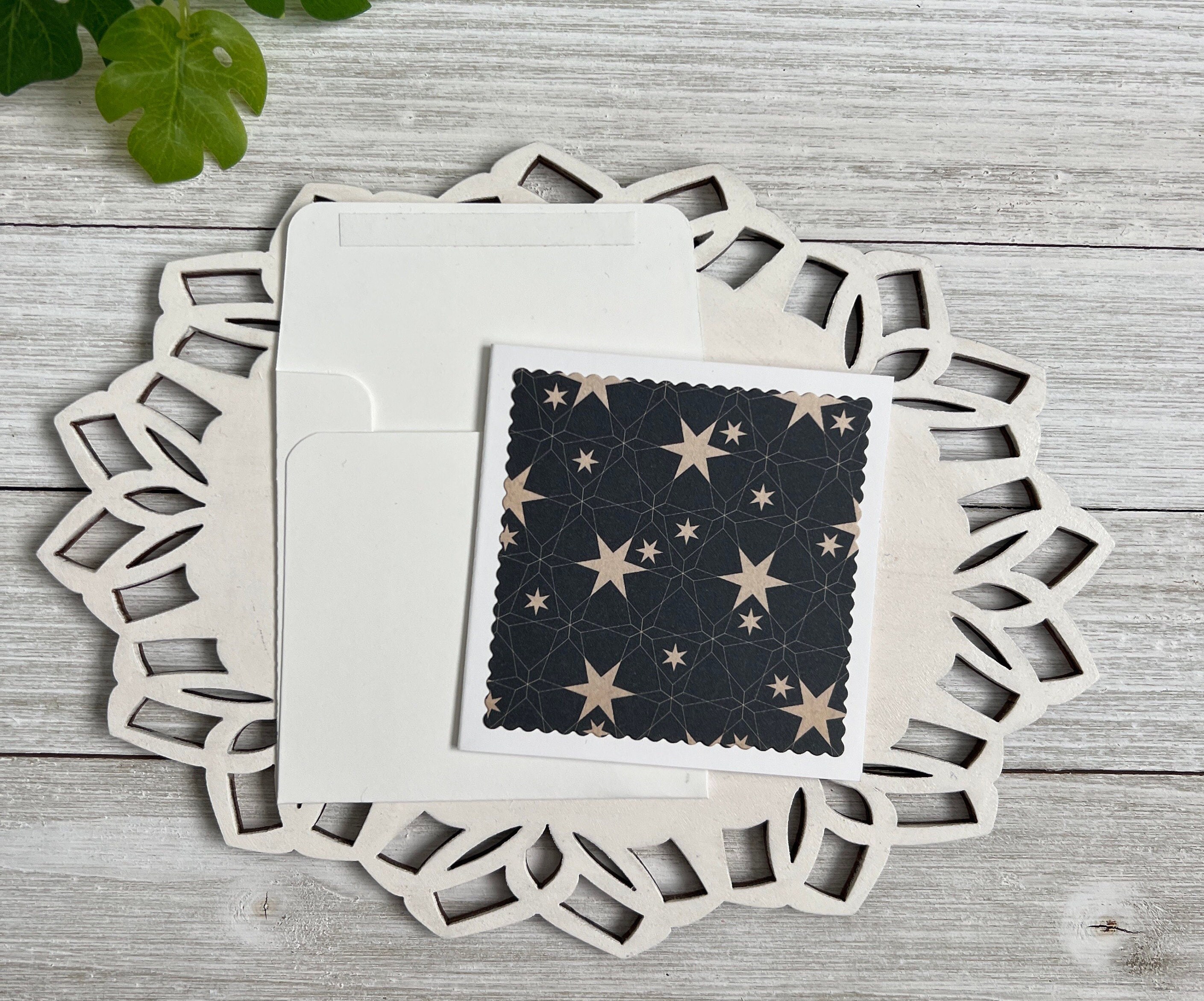 Assorted - Set of 12 Mini Note Cards ~ 3x3 Blank Cards With or W/O ...