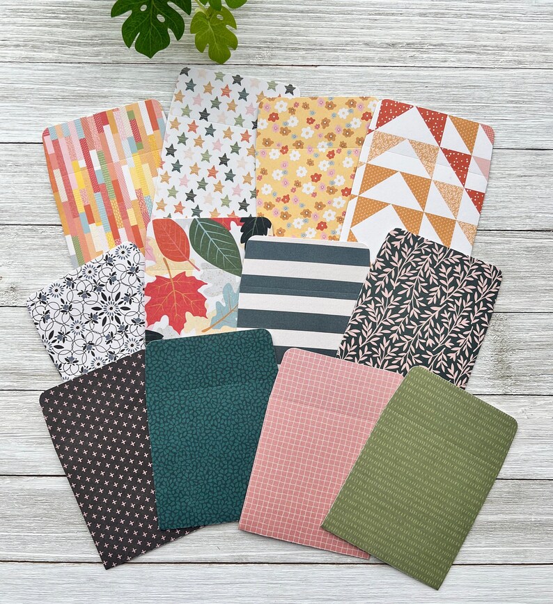 Set of 12 Mini Note Cards ~ 3x3 Blank Cards With Envelopes - Heart Love ...