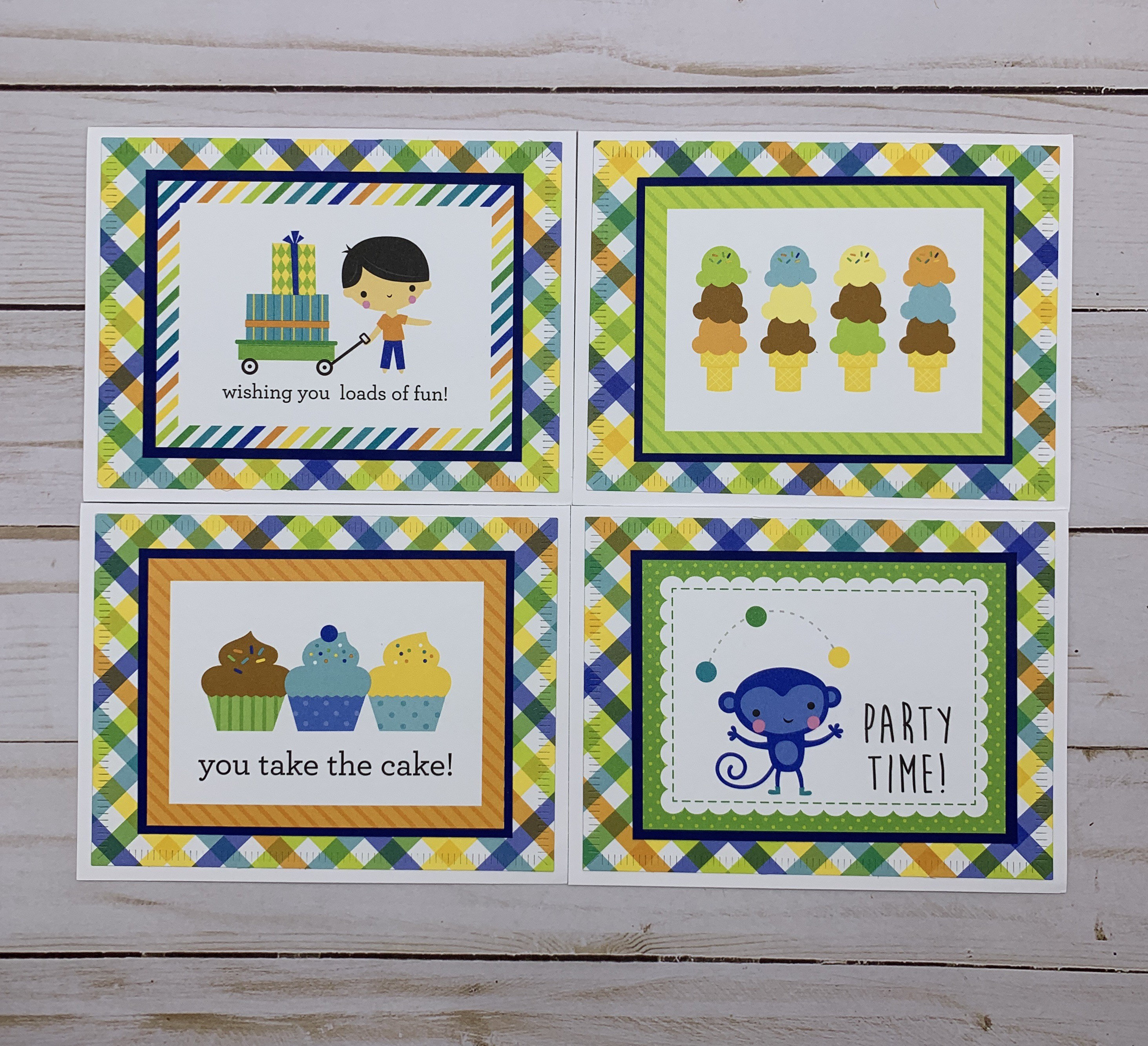 Happy Birthday ~ Thank You ~ Thinking of You ~ Handmade Party Greeting ...