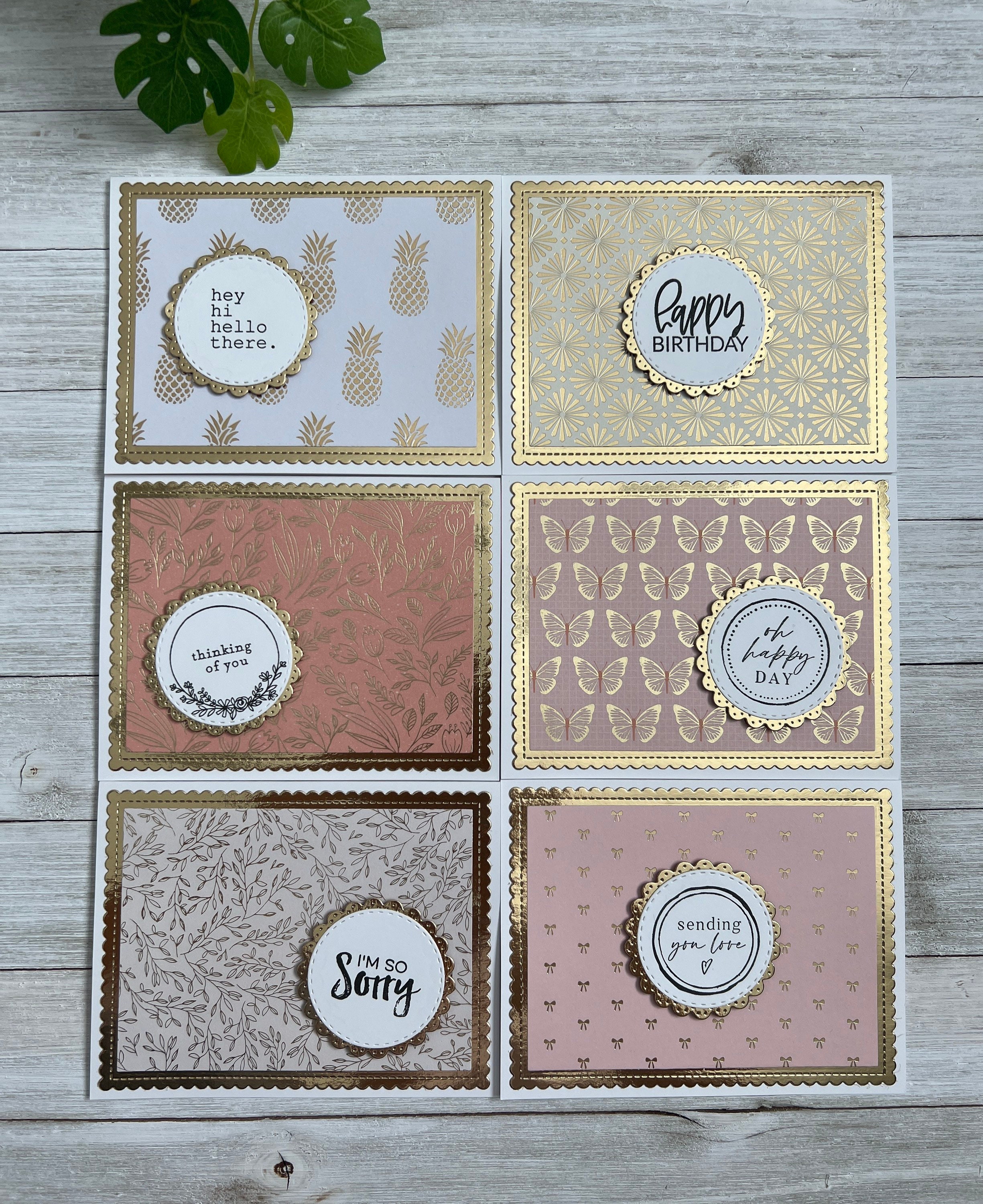 Handmade Assorted Note Cards Set of 10 ~ Thank You ~ Birthday ...