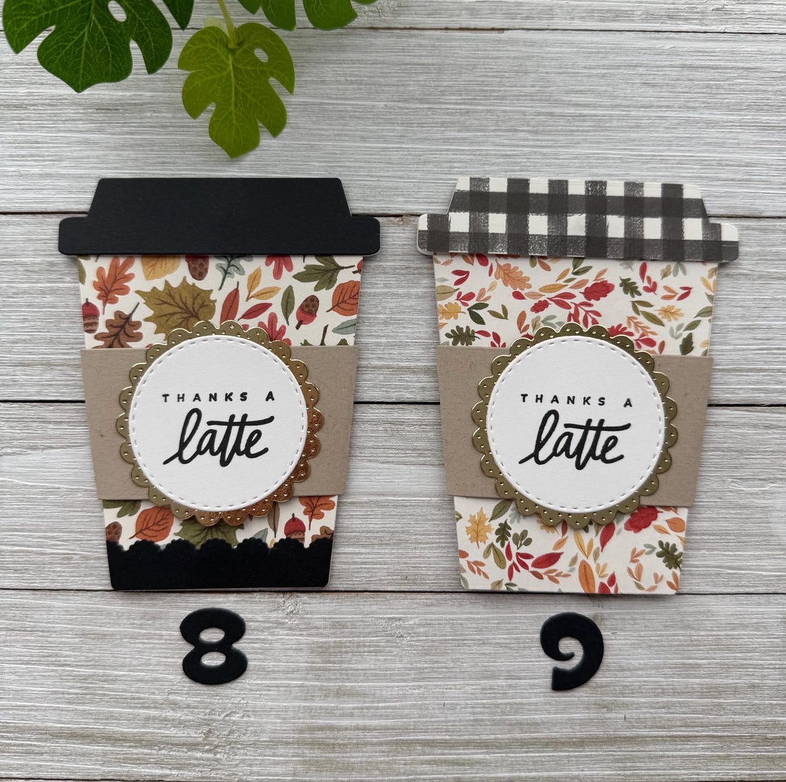 Thanks A Latte Gift Card Holders - Thank You ~ Coffee Shaped Gift Card ...