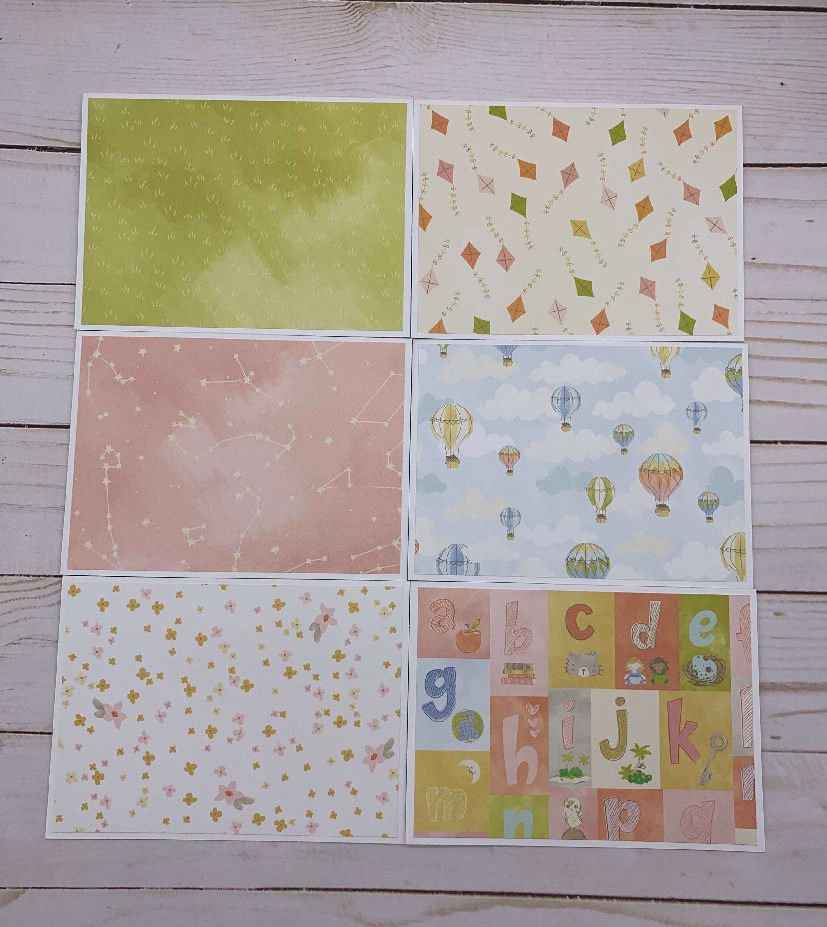 Handmade Note Cards Set of 12 ~ All Occasion ~ Baby Girl Shower ~ Thank ...