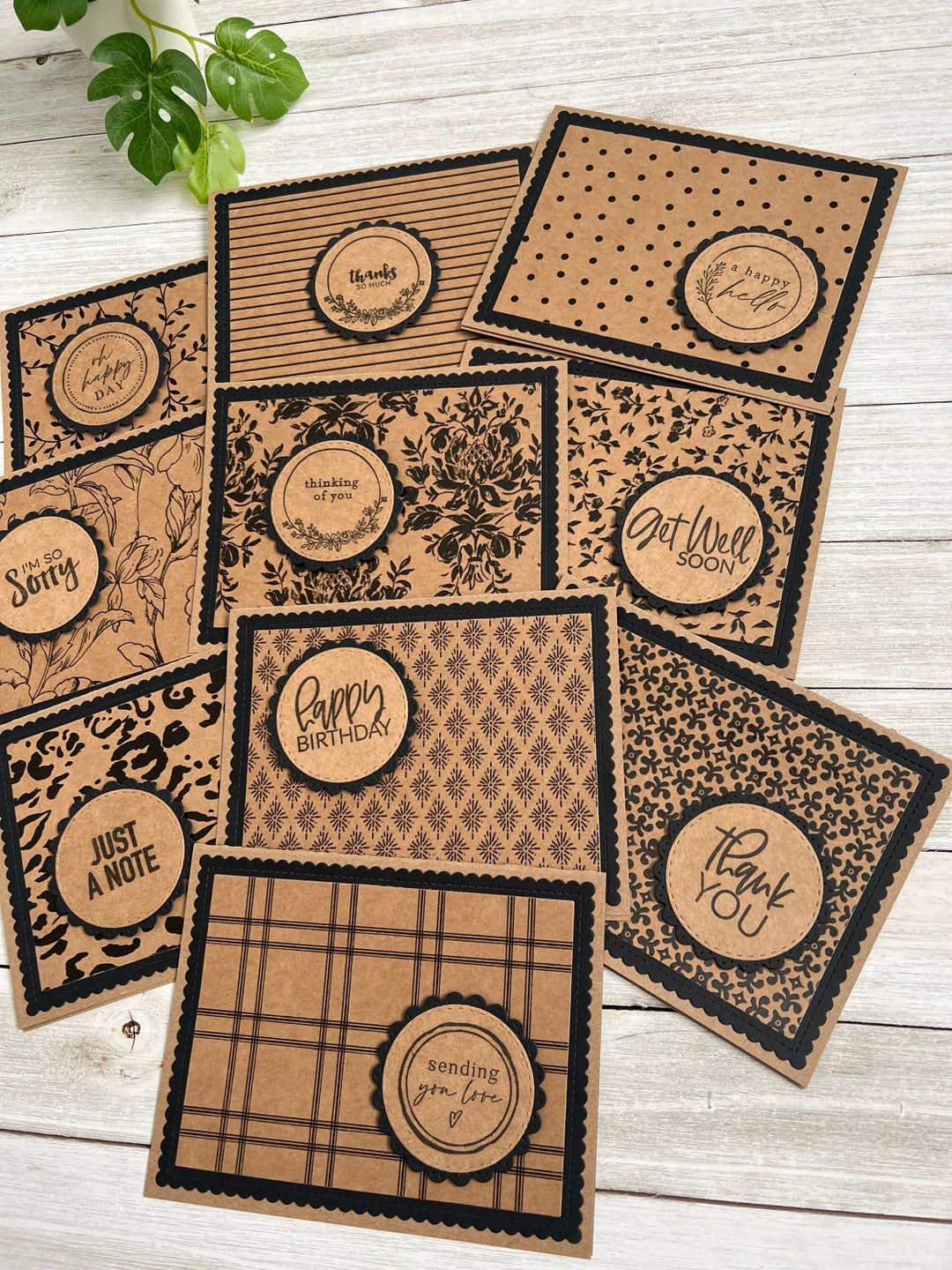 Handmade Assorted Note Cards Set of 10 ~ Thank You ~ Birthday ~ Prayers ...