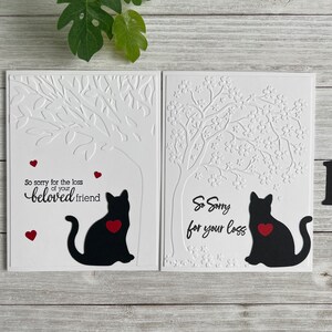 Handmade Note Card ~ Cat ~ Dog ~ Pet Sympathy ~ Thinking of You ~ Blank ...