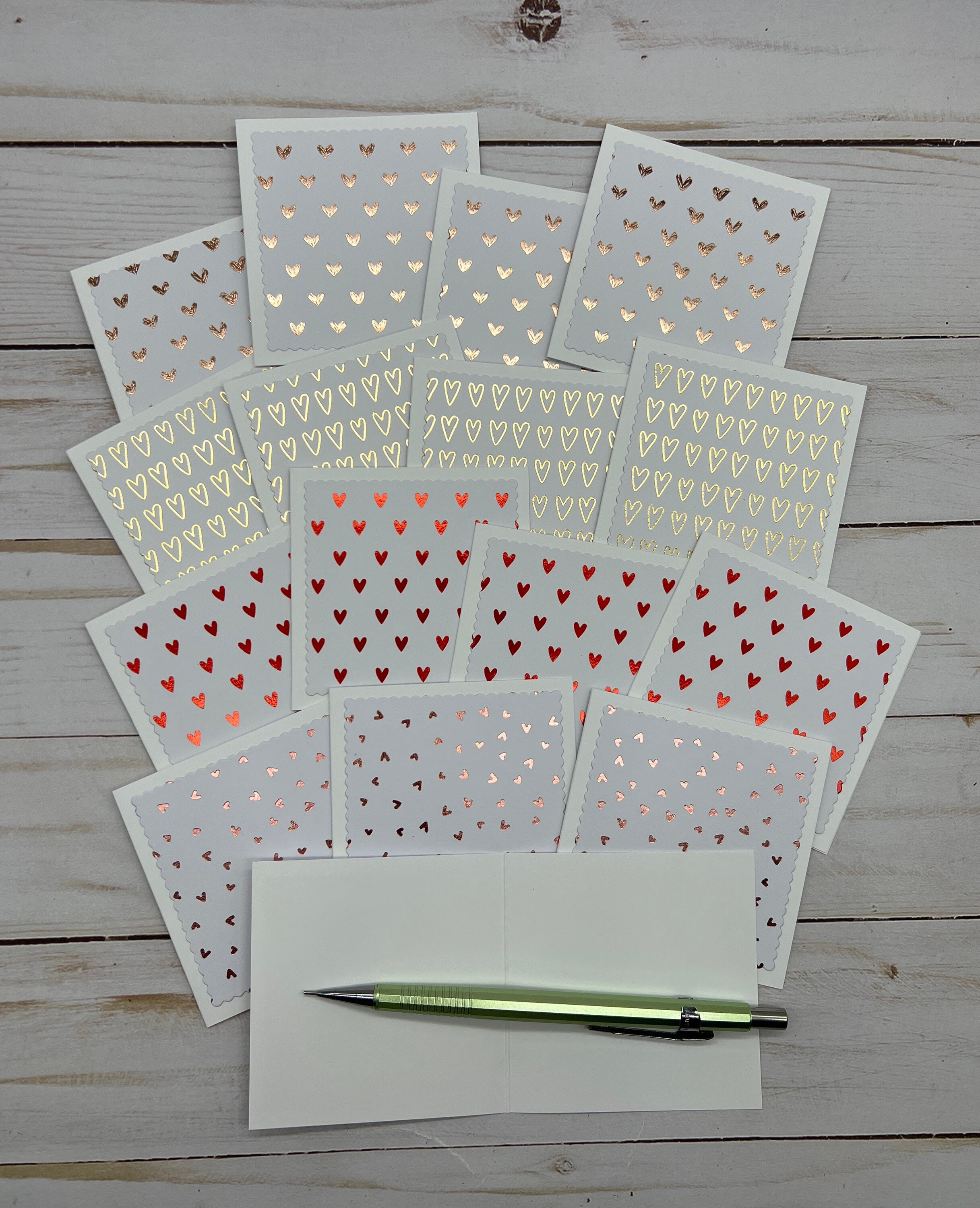 Assorted - Set of 8 Mini Note Cards ~ 3x3 Blank Cards With Envelopes ...