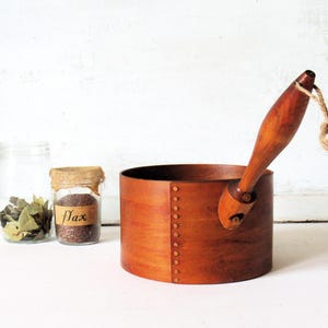 Vintage houten lepel: boerderij keukendecor in shaker-stijl