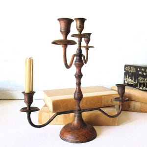 Vintage metal candelabra