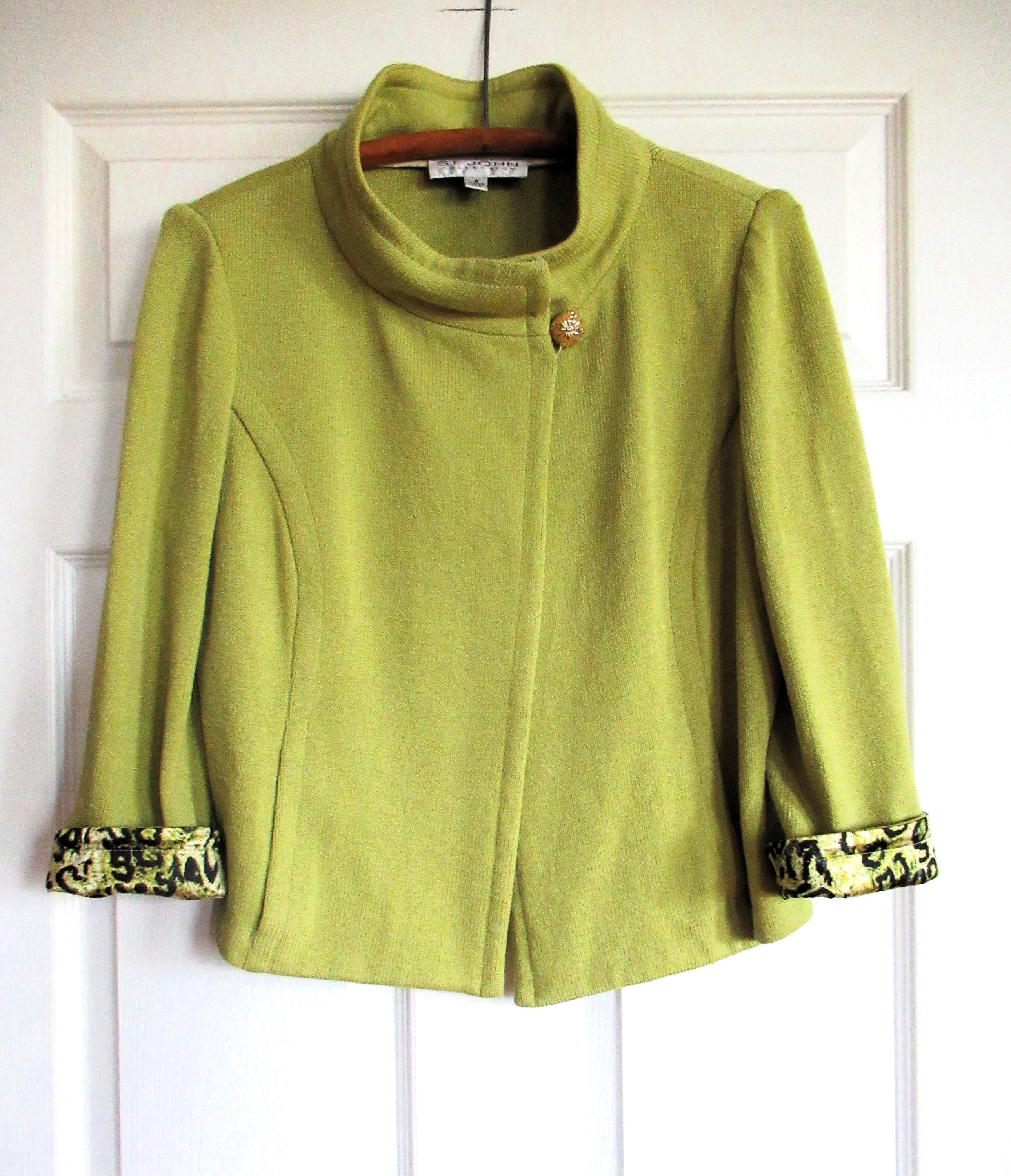 MARIE GRAY ST.JOHN 長袖 ニットジャケット St john collection by marie gray - Etsy 日本