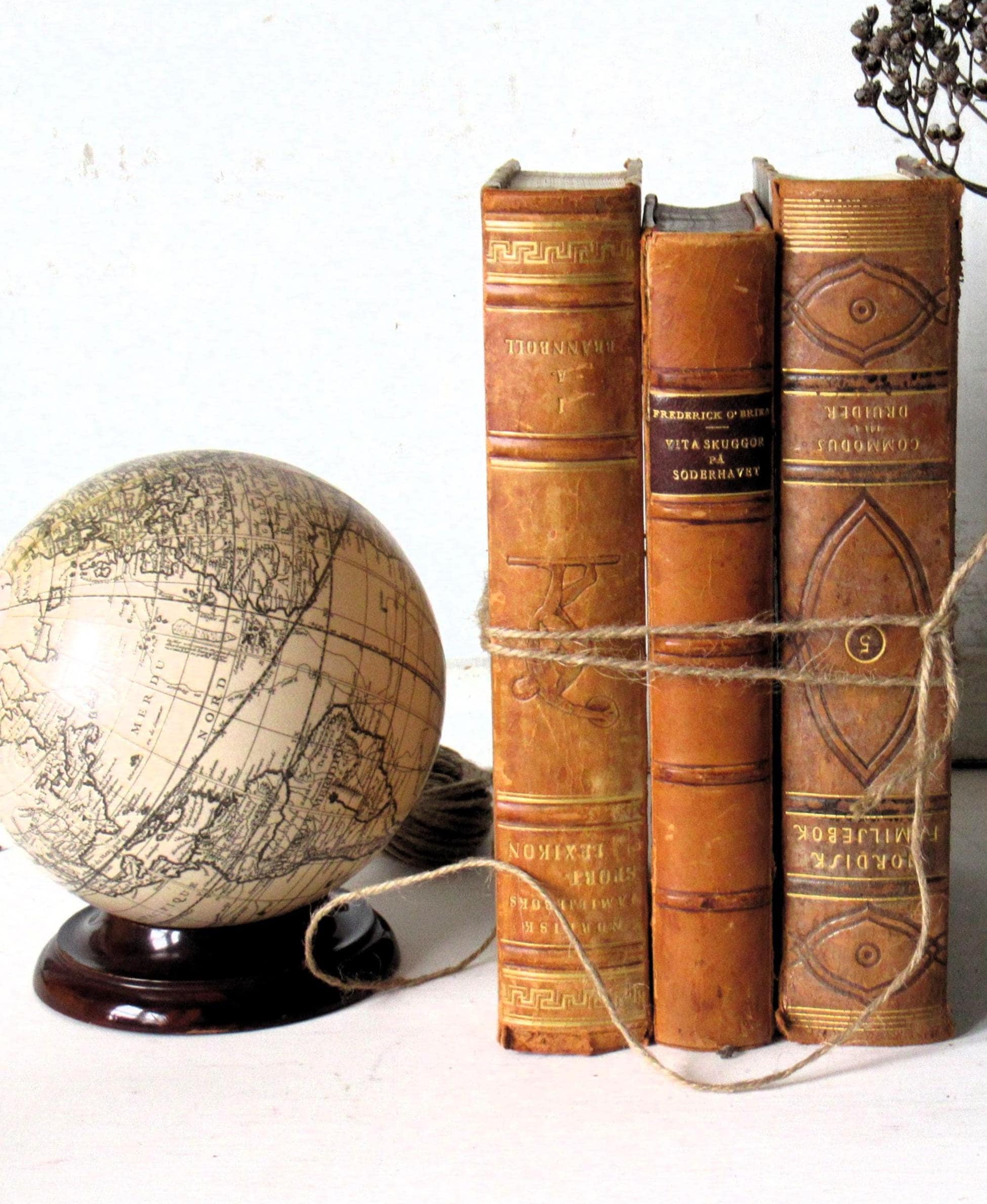 Antique Red Gold Books - Etsy