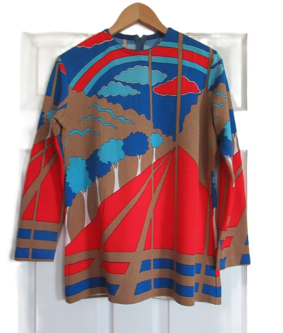 Brookvalley by Fairfield Zio Luigi tunic shirt S/… - image 1