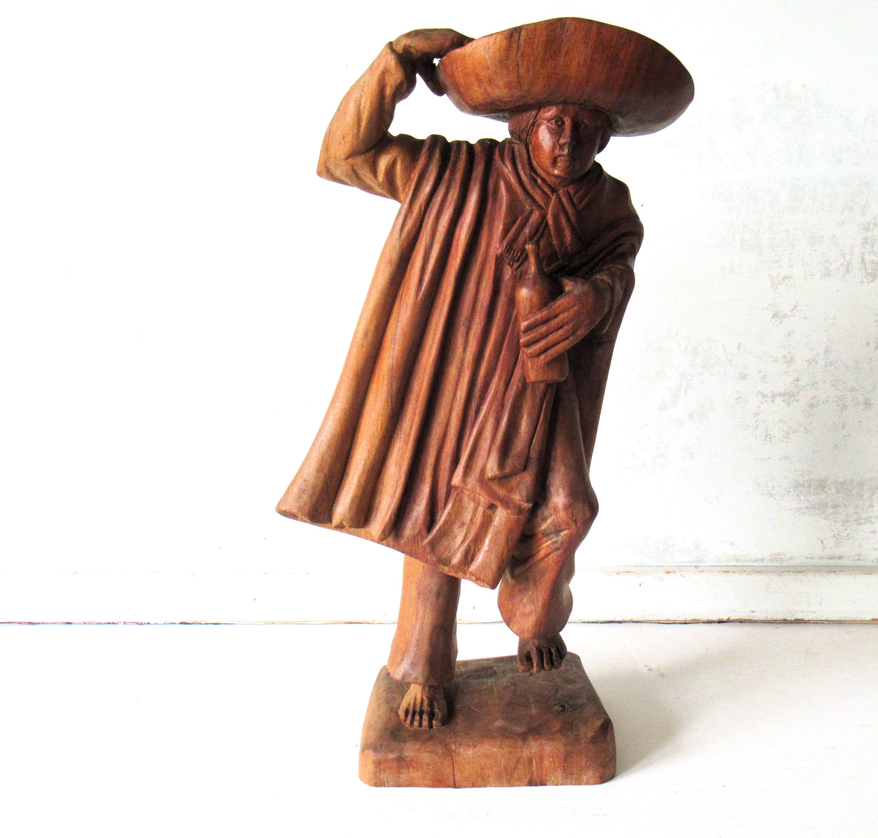 Peruvian Wood Sculpture - Etsy