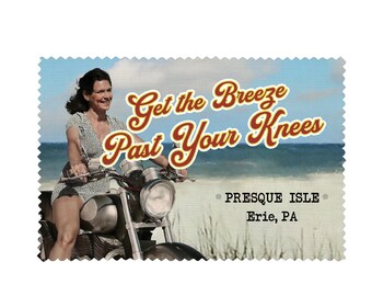 Presque Isle Postcard | Lake Erie Souvenir, Motorcycle Ride Art (4" x 6")