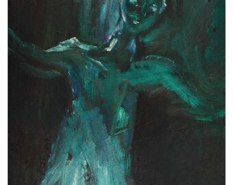 In His Chambers – Spiritual Art Print | Expressionist Wall Art | Hope & Encouragement