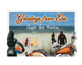 Erie Postcard | Lake Erie Souvenir | Presque Isle PA Beach Scene