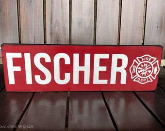 Firefighter decor | Etsy