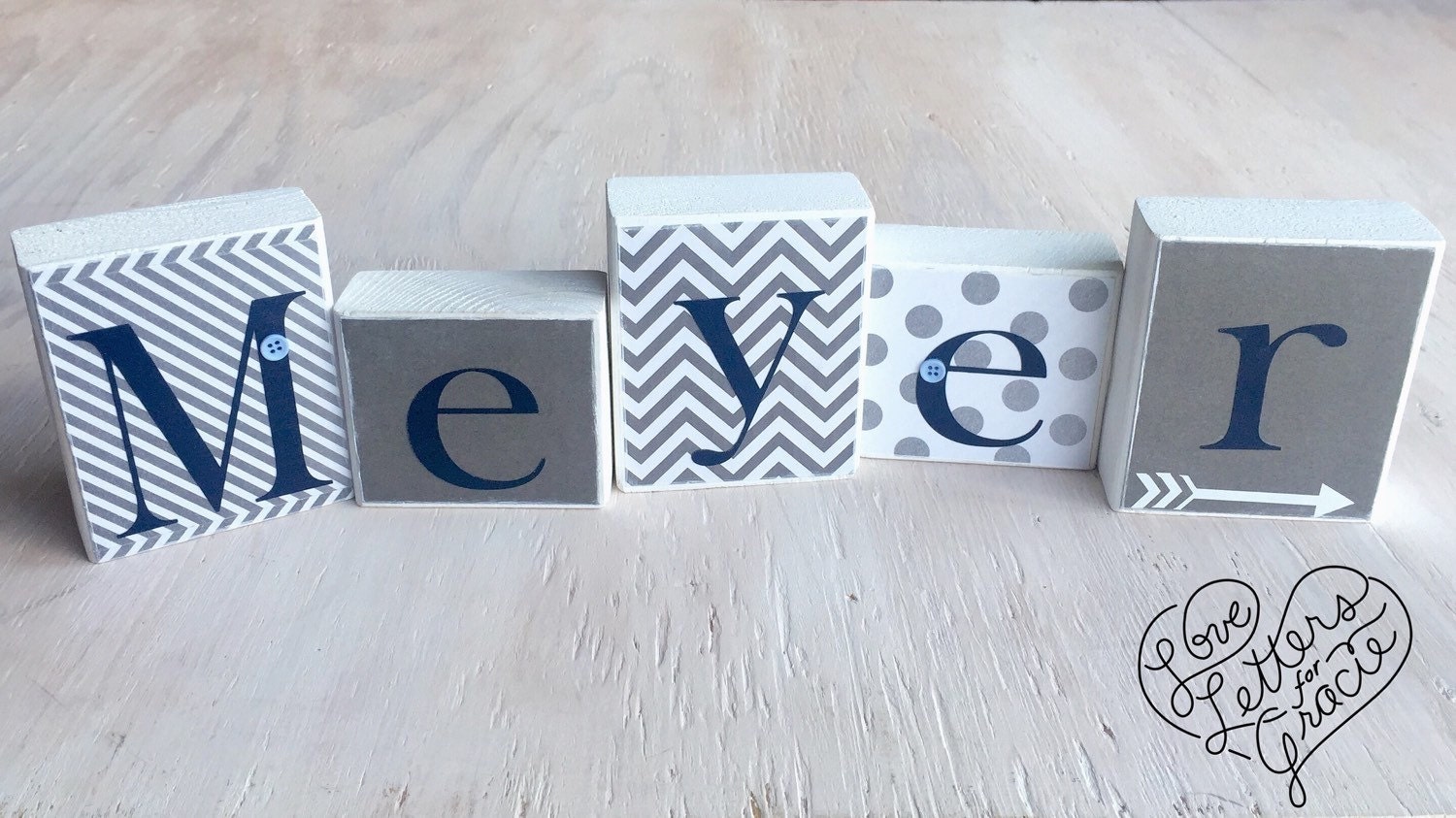 Boy Wood Name Blocks For Baby Nursery Room Modern Nursery With