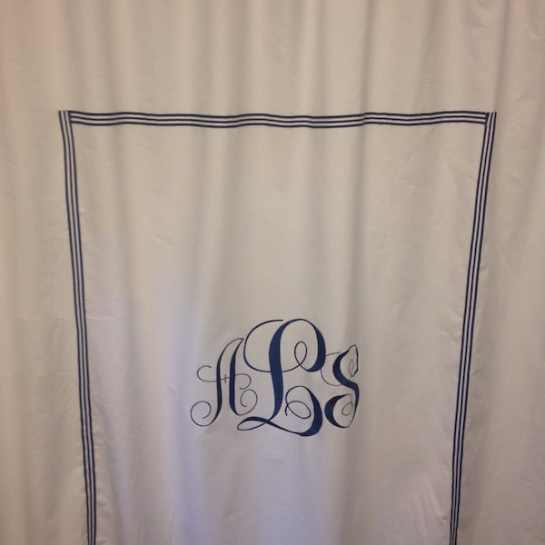Graduation Print Pattern Bathroom Shower Curtain