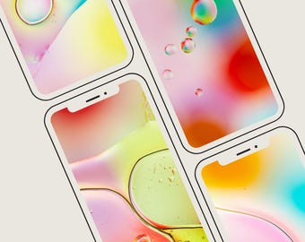 5er-Pack – Abstrakte Öl-Hintergrundbilder für iPhone