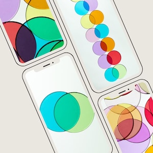 5 Pk - Circular Abstract iPhone Wallpapers
