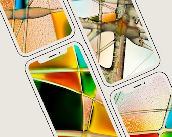5er-Pack – Farbblock-iPhone-Hintergrundbilder