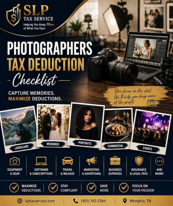 Photographer Tax Deductions Checklist | Videographer Write-Offs | Camera Gear Adobe Creative Taxes