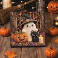 Halloween Pearl Art Kit, 3D Diamond Painting Craft, Spooky Fall Decor (DIY Kit)