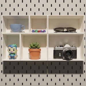 IKEA SKADIS Lochwand Modulares Display Schmuckregal/Fach, Starter-Set