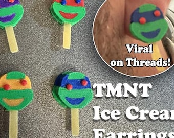 TMNT Ice Cream Earrings
