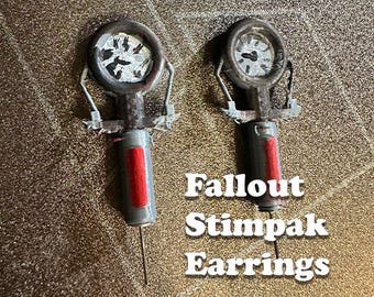 Fallout Stimpak Earrings