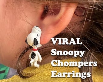 Snoopy Chompers Earrings