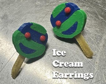 TMNT Ice Cream Earrings