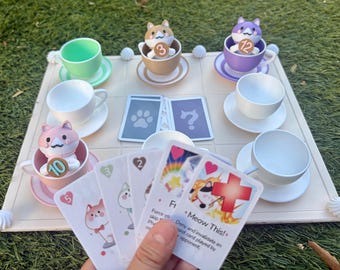 Love and Deepspace Kitty Cards Board Game | Complete Game Set | Fan Made
