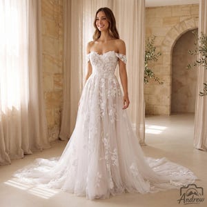 Beach Wedding Dress No Train