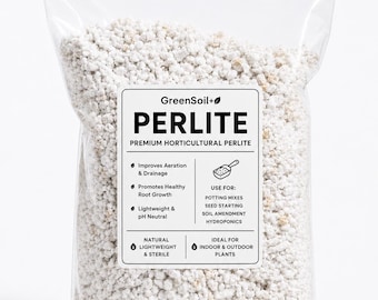 Perlite for Plants | Horticultural Perlite | Soil Aeration / Drainage | Potting Mix Additive | Seed Starting | Houseplant Care