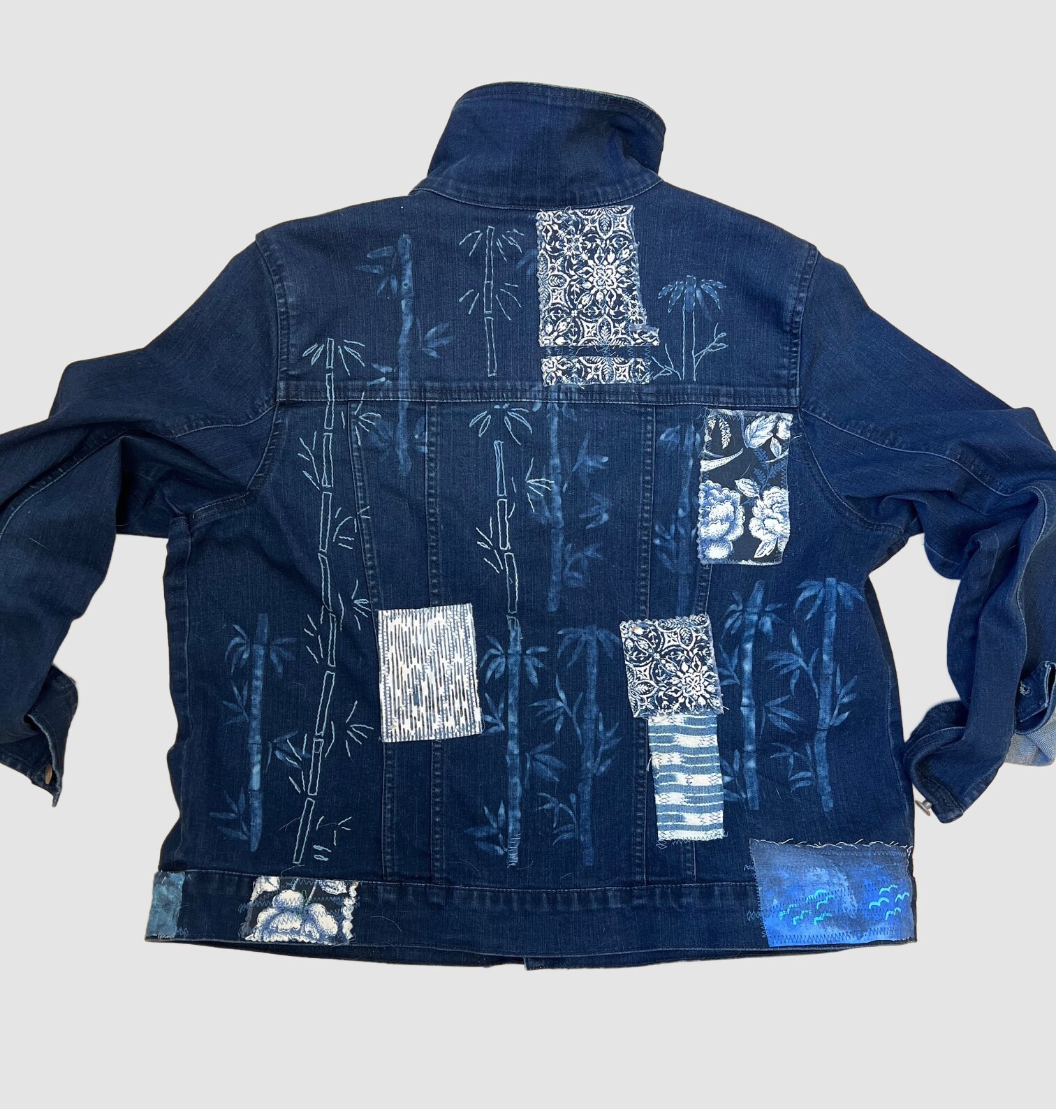 【BAON】Minori Stitch Denim Jacket Lilo & Stitch Lilo & Stitch Experiment 626 Juniors Denim