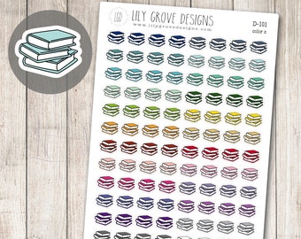 D-101 - Book Doodle Planner Stickers