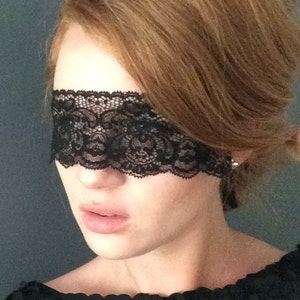 Black or White Or Beige Lace Mask - Black Lace Blindfold - Masquerade Sexy Black Mask - Halloween Sexy  Lace Mask  - Eyes Wide Shut