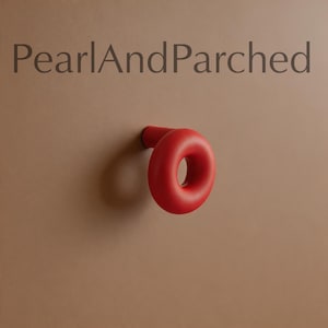 Red Brass Cabinet Knob,  Creative Drawer Handle,  Wardrobe Knob