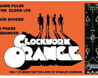 CLOCK WORK orange  eurorack