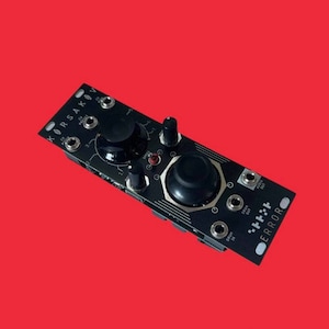 May include: Black and silver electronic music module with knobs and jacks. The module is labeled "Korsakov Error".
