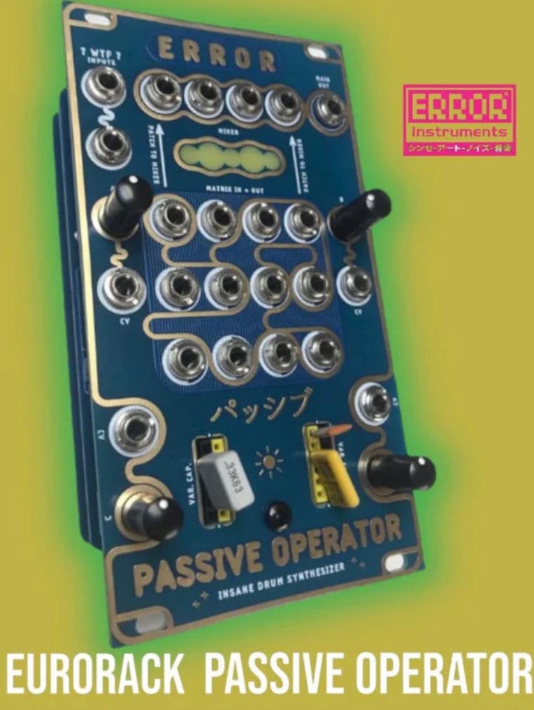 Error Instruments Sputnik Radio WHITE - Eurorack Module on